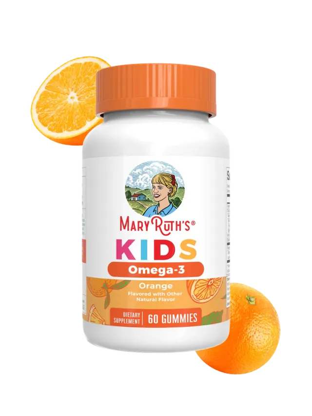 MaryRuth's Kids Omega-3 gummies appelsin 60 stk vegansk