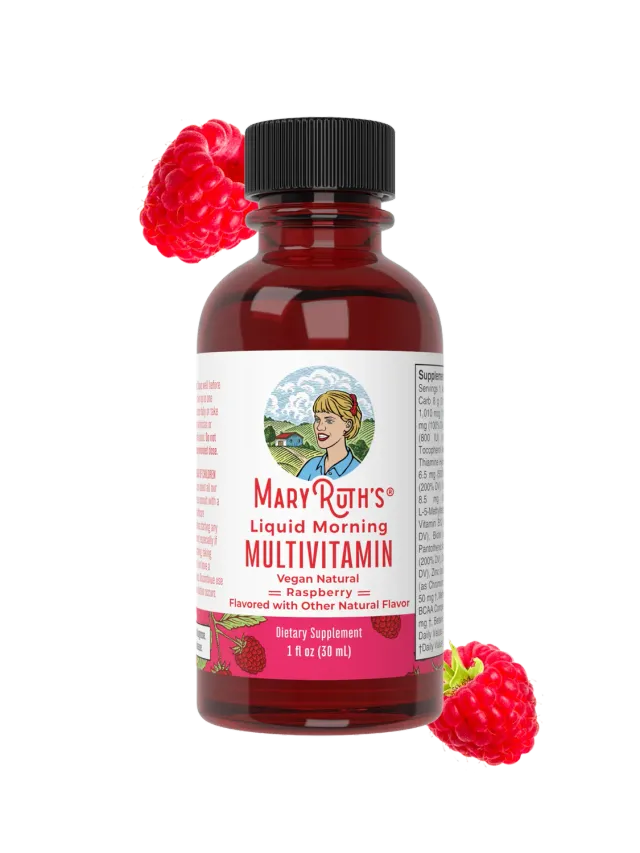 MaryRuth's Liquid Morning Multivitamin flytende 8-pack reise
