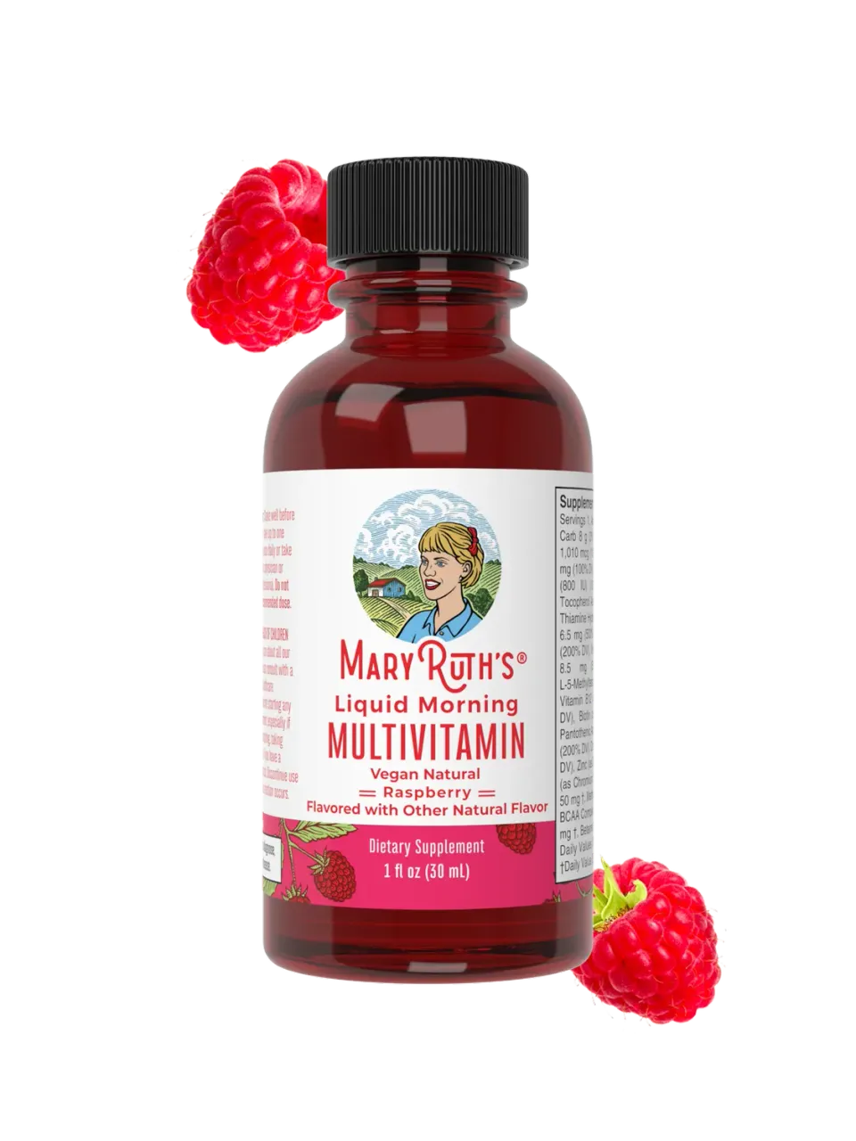 MaryRuth's Liquid Morning Multivitamin flytende 8-pack reise