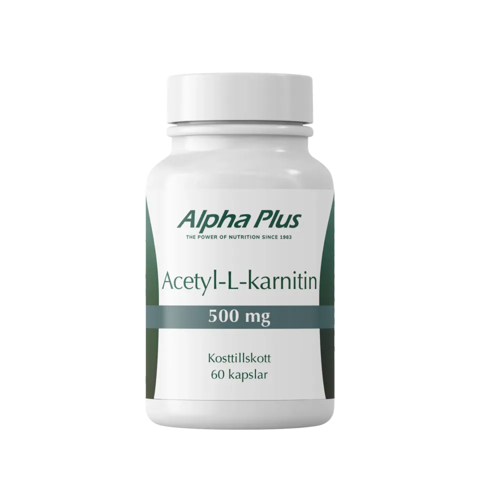 A+ Multivitamin Acetyl-L-karnitin kapsler 60 stk ren form