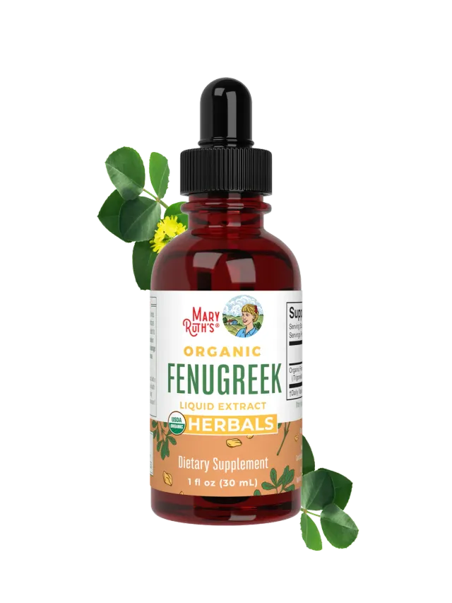 MaryRuth's Fenugreek dråper økologisk 1180 mg