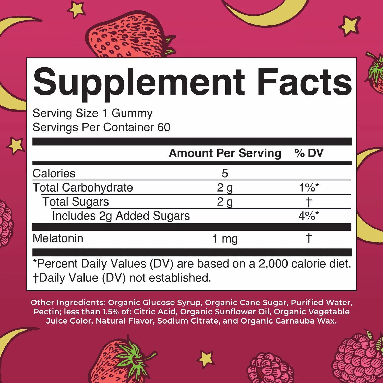 MaryRuth's Kids Sleep Gummies melatonin bær 60 stk