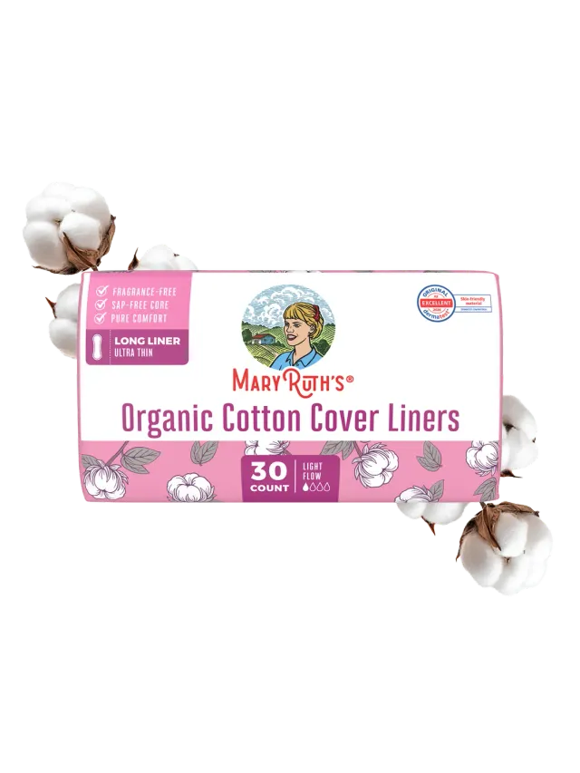 MaryRuth's Organic Cotton Cover truseinnlegg uparfymert
