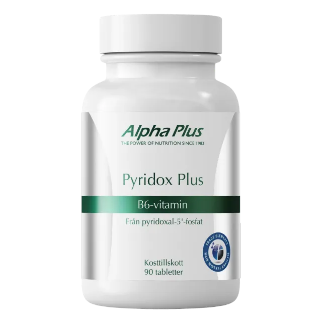 Alpha Plus Pyridox Plus tabletter 90 stk aktiv B6