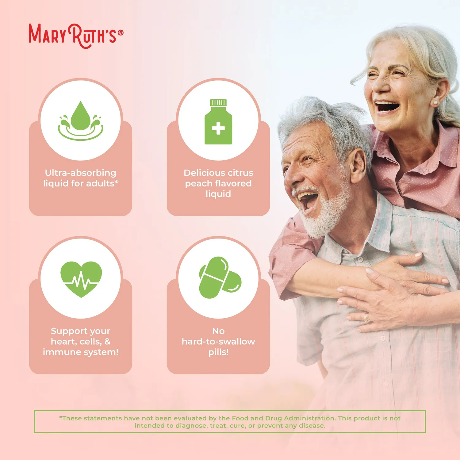MaryRuth's CoQ10 Liposomal flytende ubiquinon 45 doser