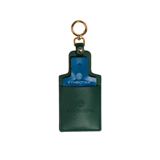 Cymbiotika Emerald packet holder smaragd gull