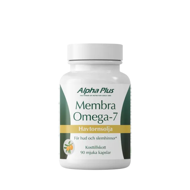 A+ Multivitamin Membra Omega-7 kapsler 90 stk tindved