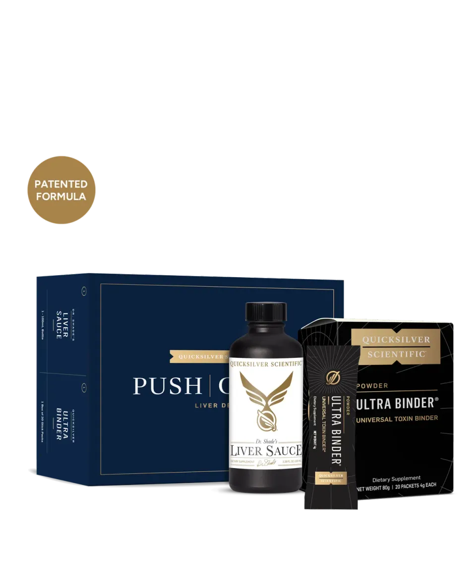 Quicksilver Scientific PushCatch Lever Detox 2-trinns kur