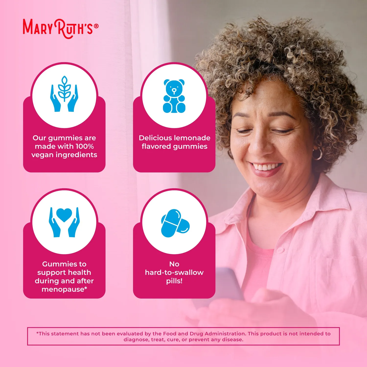 MaryRuth's Women's 40+ Multivitamin gummies kvinner 40+