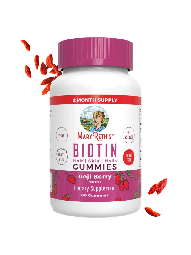 MaryRuth's Biotin Gummies gojibær 60 stk