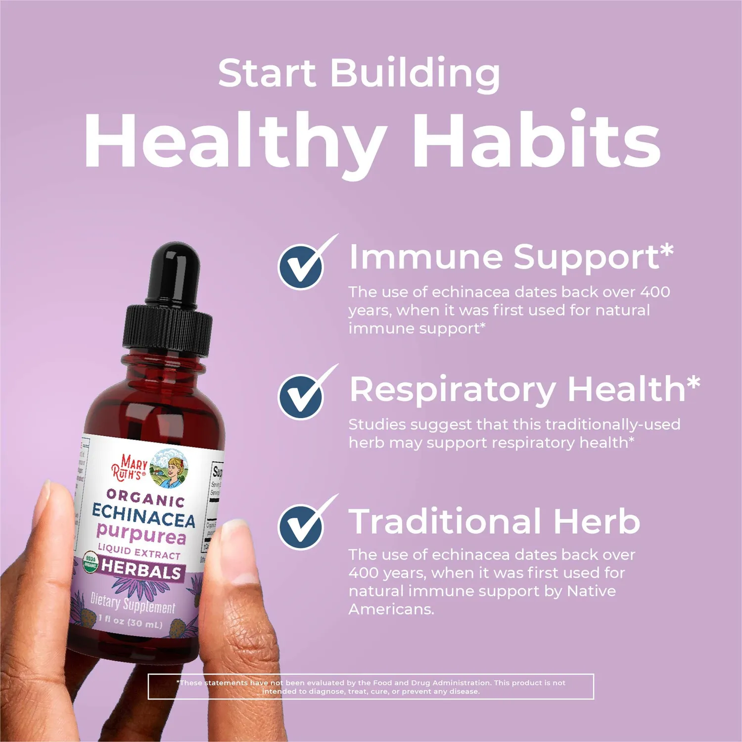 MaryRuth's Echinacea Purpurea urtedråper 30 ml