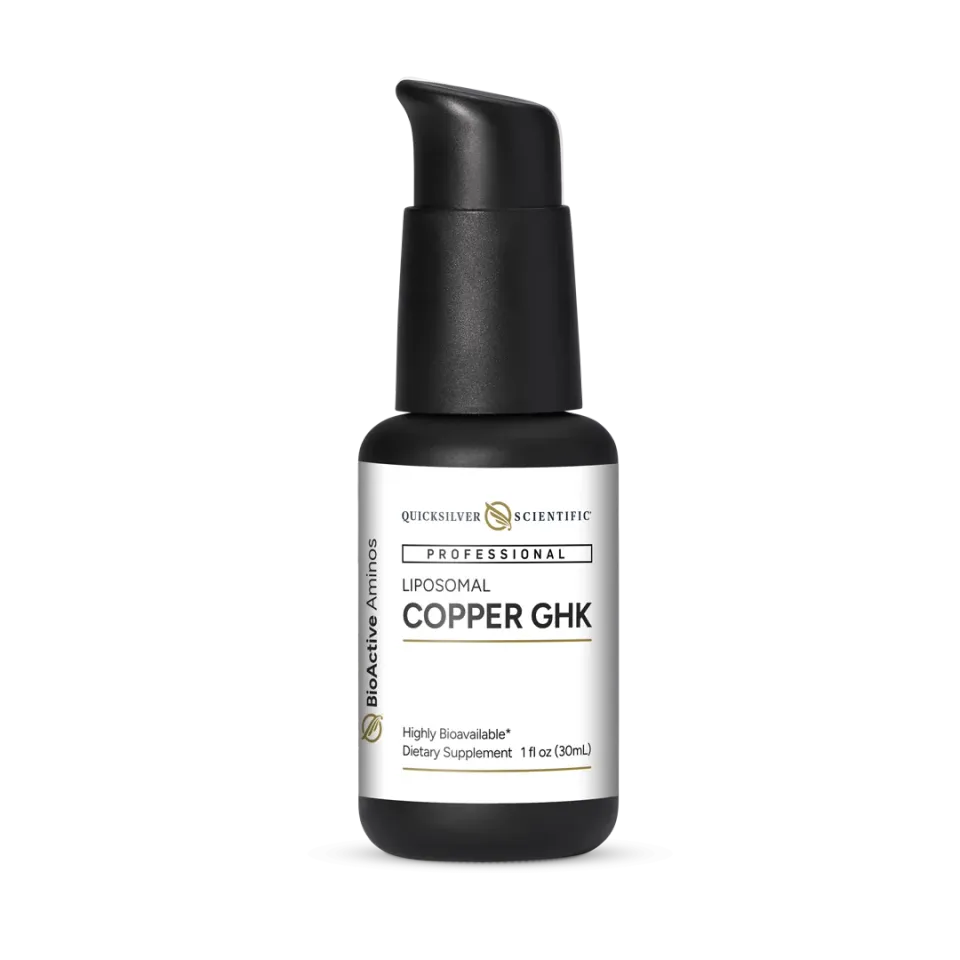 Quicksilver Scientific Oral Liposomal Copper GHK tilskudd 30 ml kobber