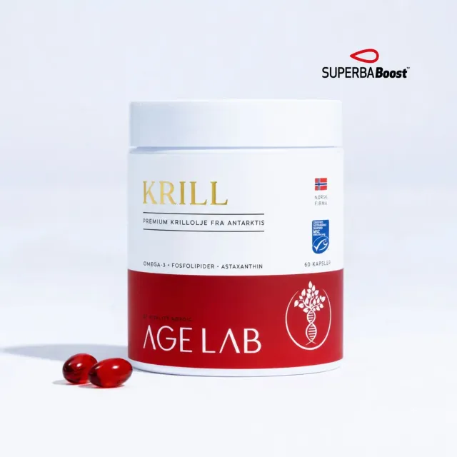 NAD Total KRILL omega-3 60 kapsler Superba Boost