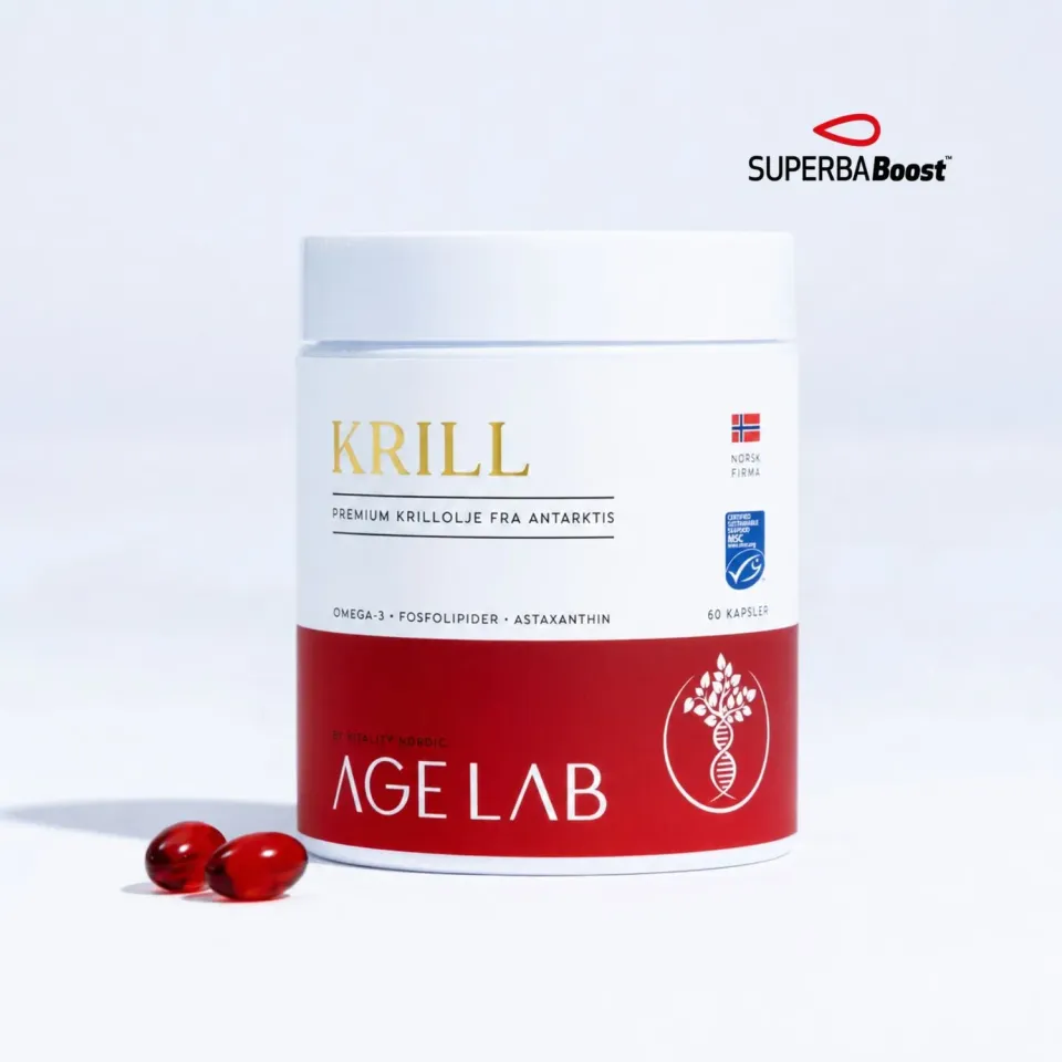 NAD Total KRILL omega-3 60 kapsler Superba Boost