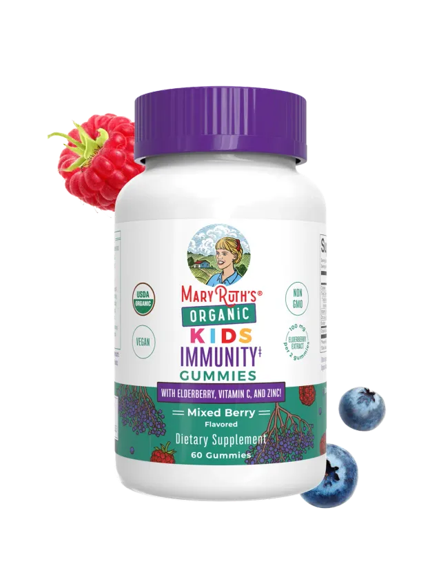 MaryRuth's Kids Immunity Gummies barnegummi 60 stk bær