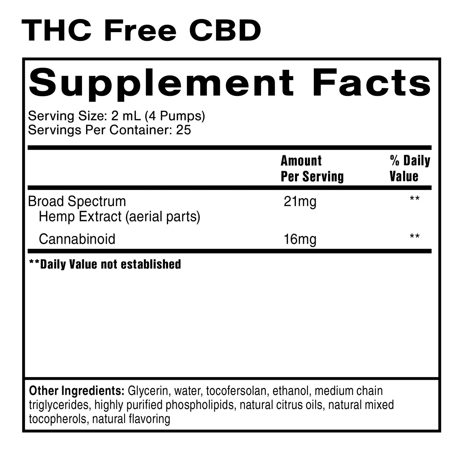 Quicksilver THC Free CBD-olje 50 ml – sitrus