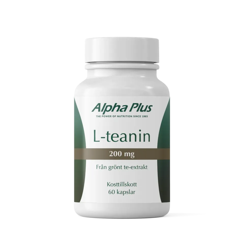 A+ Multivitamin L-teanin 200 mg kapsler 60 stk grønn te