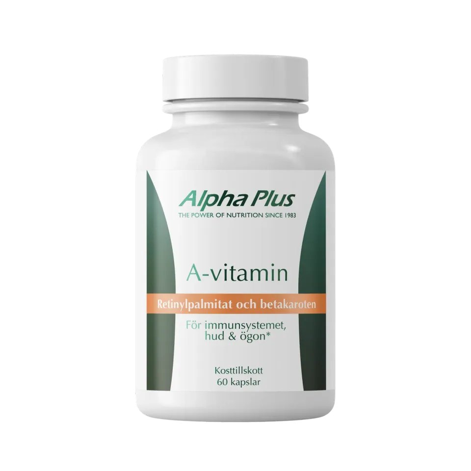 A+ Multivitamin A-vitamin kapsler 60 kap betakaroten