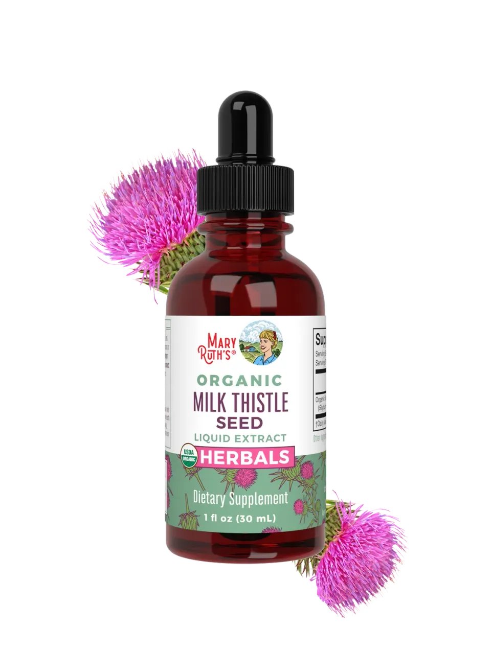 MaryRuth's Milk Thistle mariatisteldråper