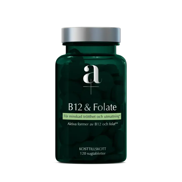 A+ B12 & Folate sugetabletter 120 stk jordbær