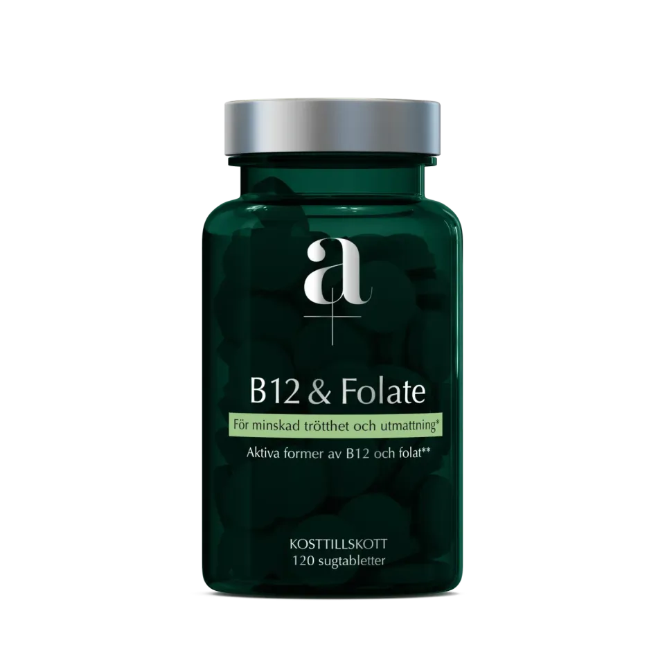 A+ B12 & Folate sugetabletter 120 stk jordbær