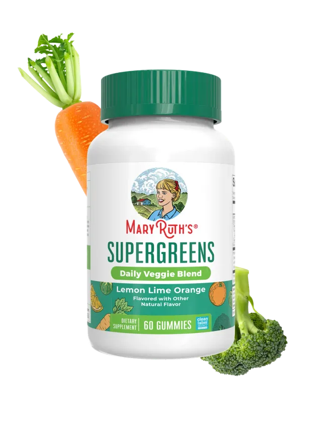 MaryRuth's Super Greens vingummi sitron-lime 2 stk