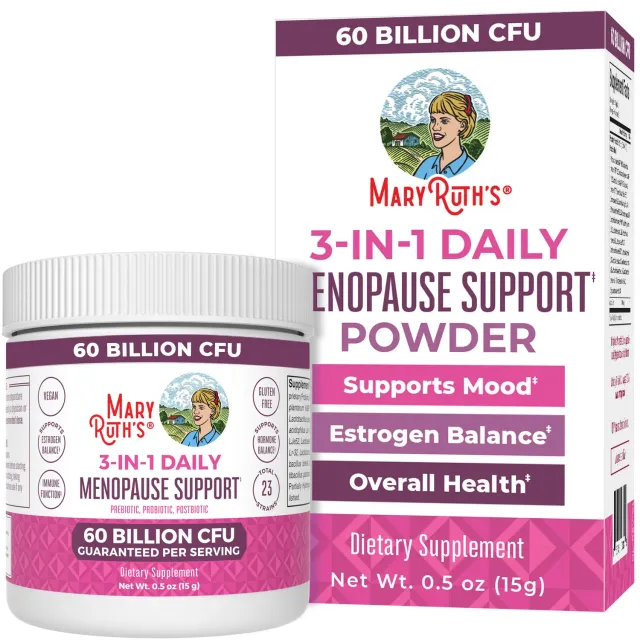 MaryRuth's 3-in-1 Menopause pulver 60 mrd CFU