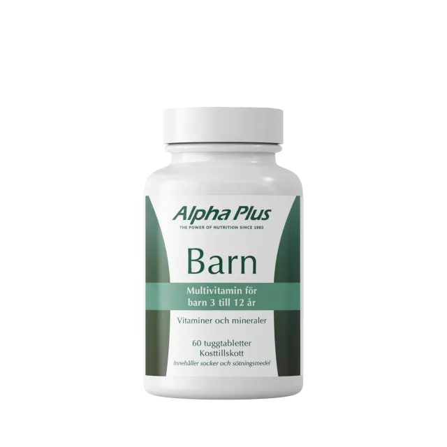A+ Multivitamin Barn multivitamin 60 tyggetabletter appelsin