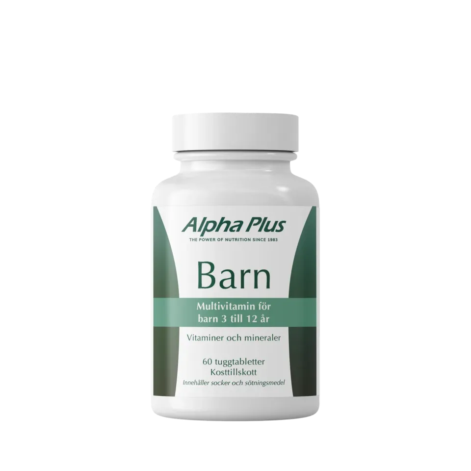 A+ Multivitamin Barn multivitamin 60 tyggetabletter appelsin