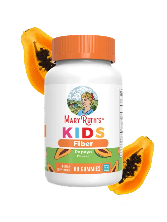 MaryRuth's Kids Fiber Gummies fibergummi papaya 60 stk sukkerfri