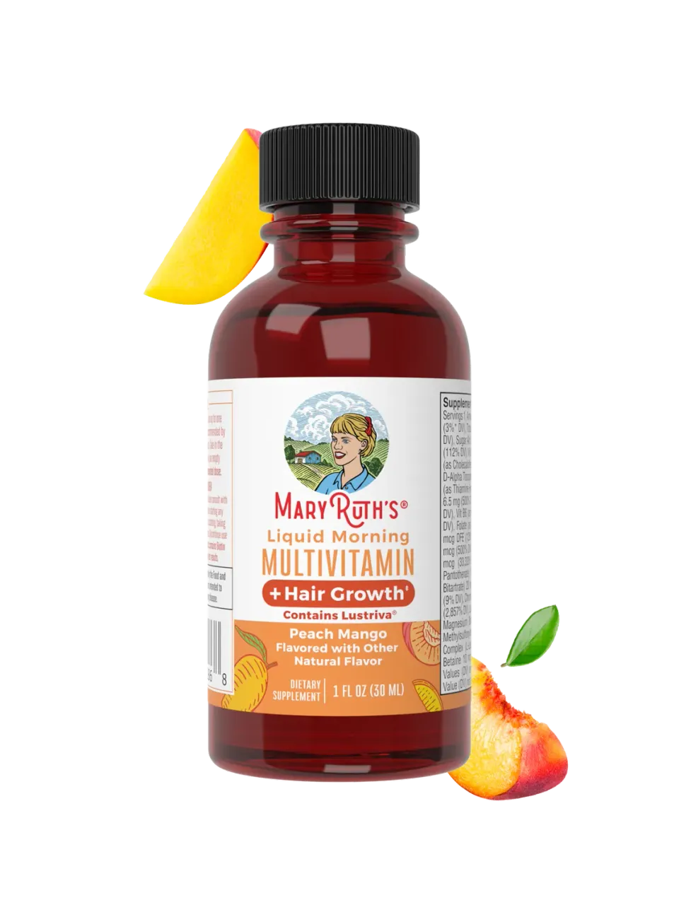 MaryRuth's Morning flytende multivitamin reise 8x29ml hår hud