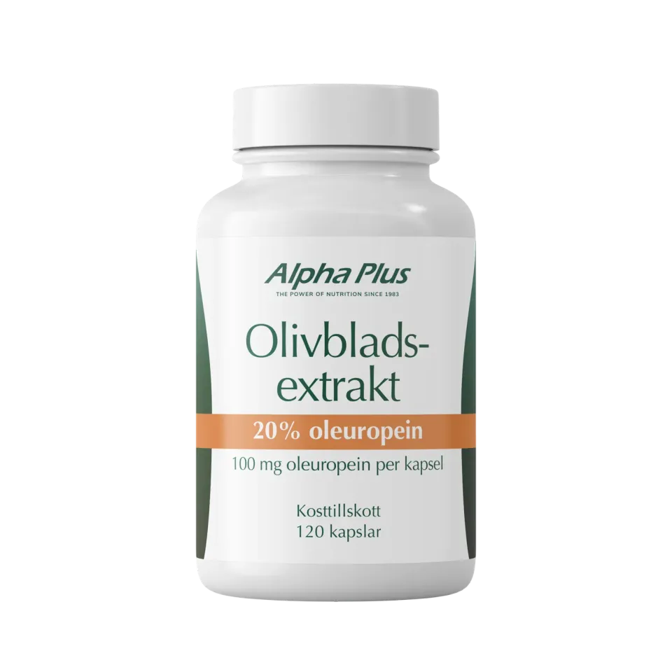 A+ Olivbladsekstrakt kapsler 120 stk 20%