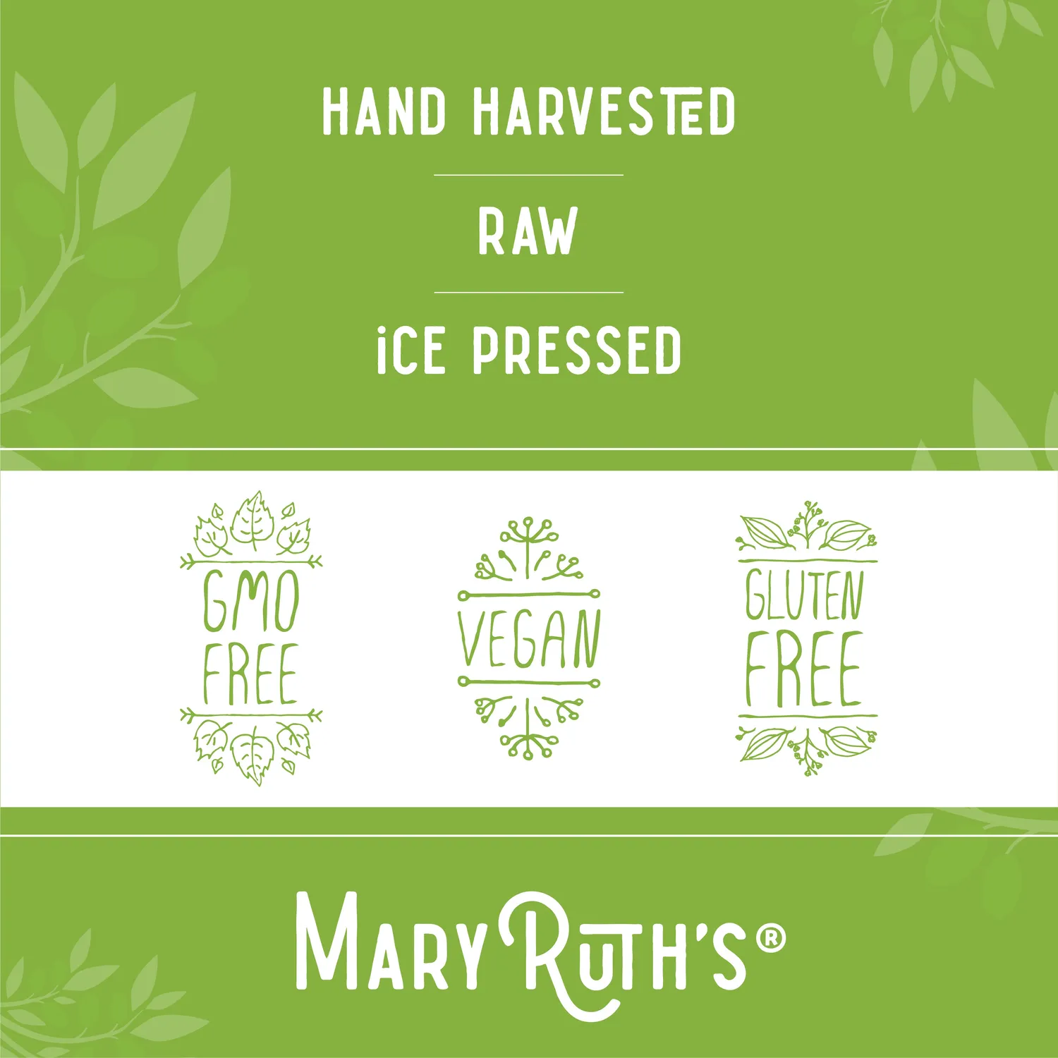MaryRuth's Ice Pressed ekstra virgin olivenolje 375 ml rå