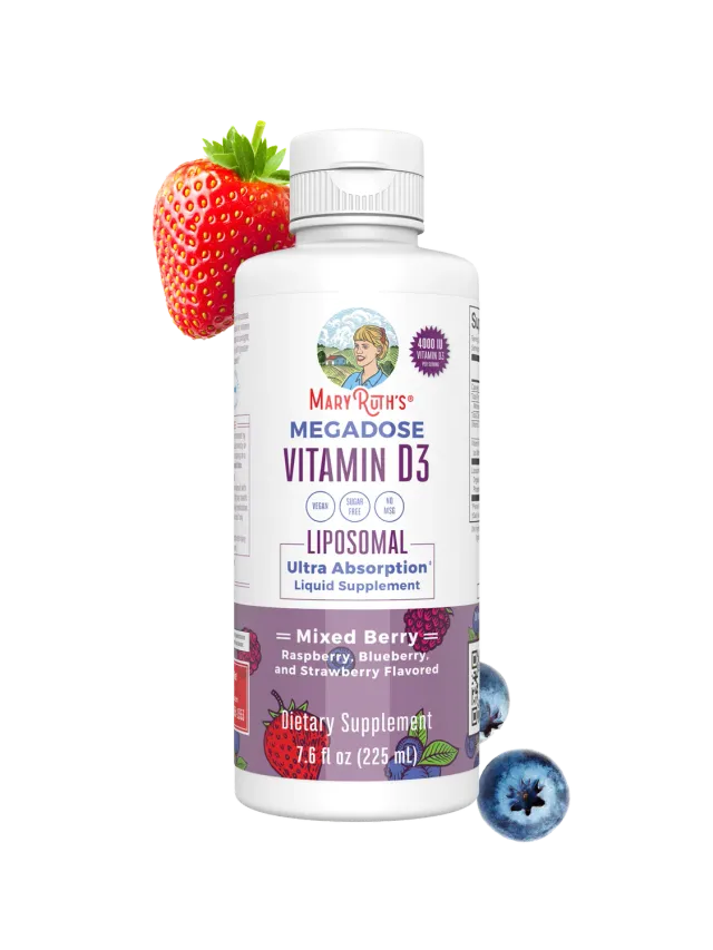 MaryRuth's Megadose D3 Liposomal vitamin D3 4000 IU