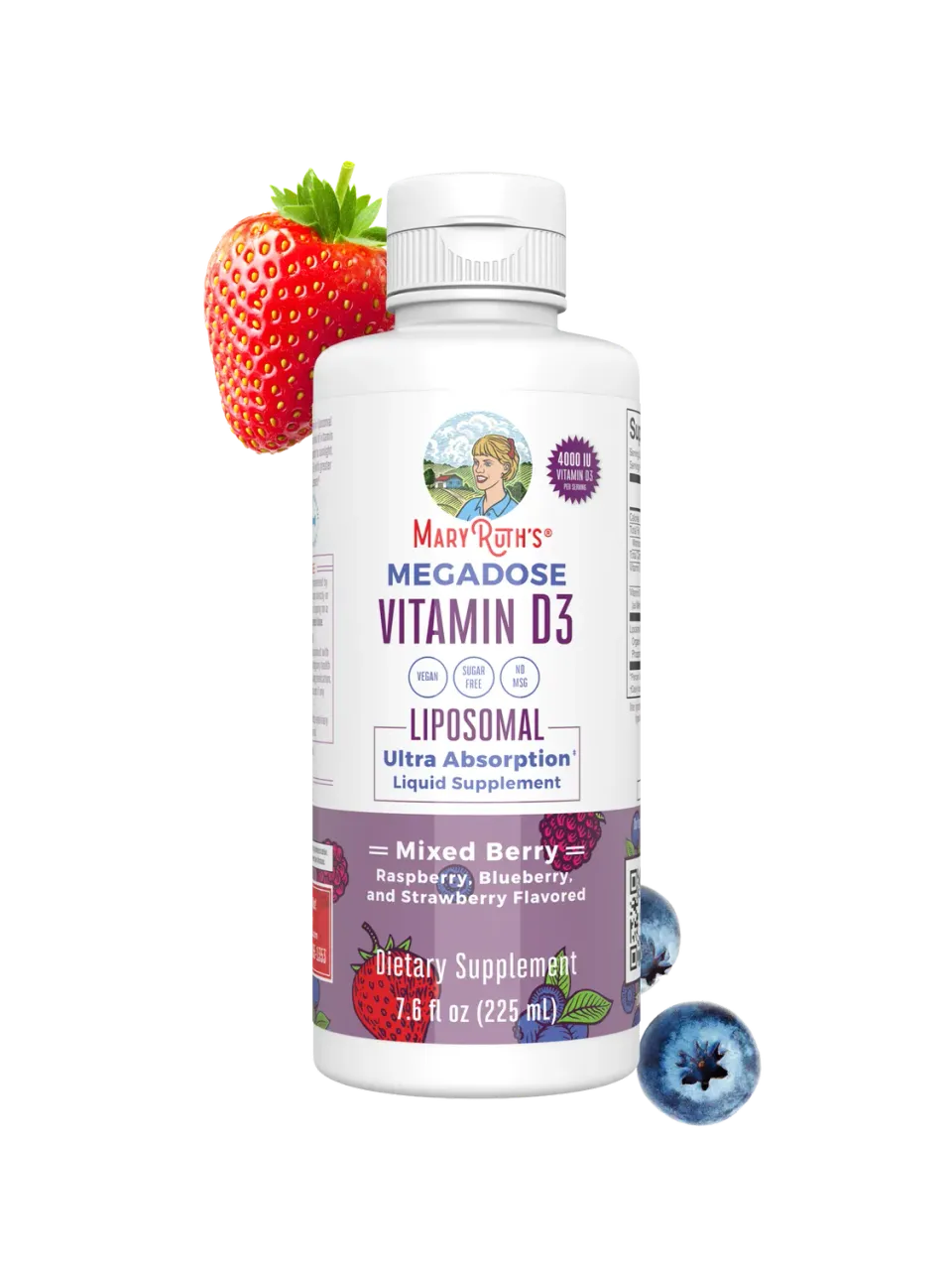 MaryRuth's Megadose D3 Liposomal vitamin D3 4000 IU