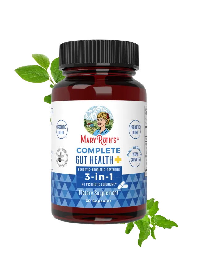 MaryRuth's Complete Gut Health+ kapsler 30 stk 3-i-1