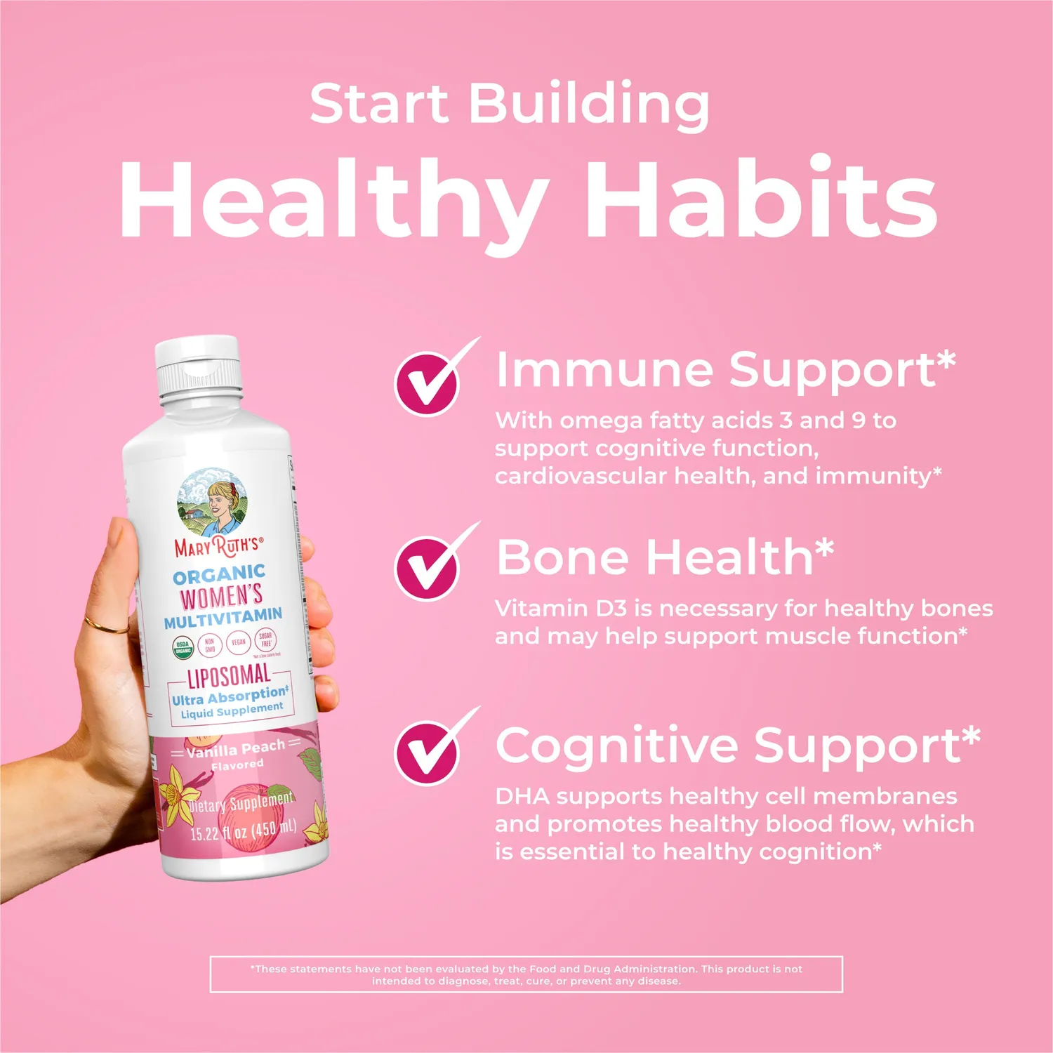 MaryRuth's Women Multivitamin liposomal kvinner 30 doser