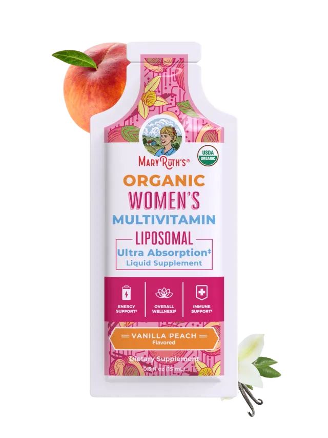 MaryRuth's Women's Multivitamin liposomal poser vanilje fersken