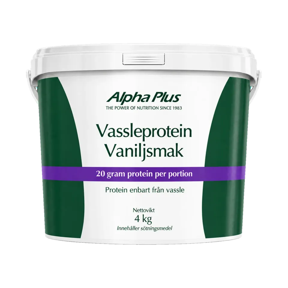A+ Multivitamin myseprotein pulver 4 kg vanilje