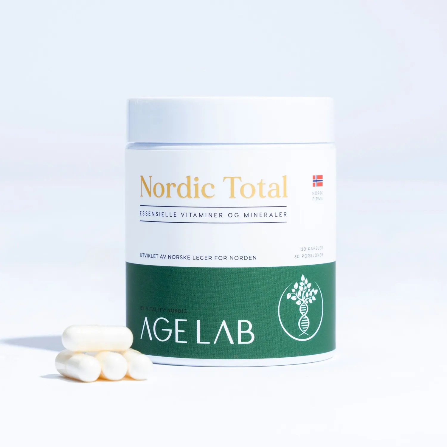 NAD Total Longevitypakken NAD Nordic kreatin pakke