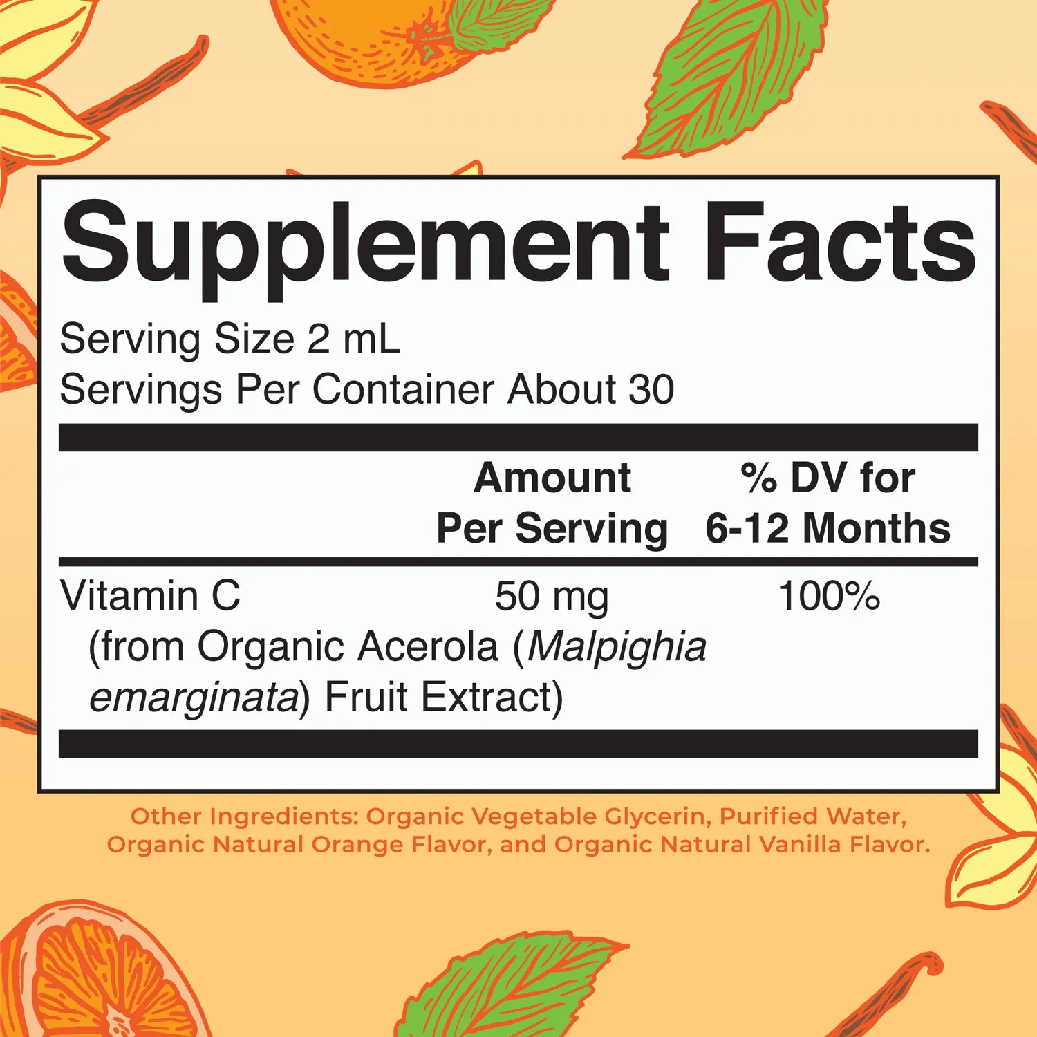 MaryRuth's Infants C-vitamin dråper økologisk 30 doser