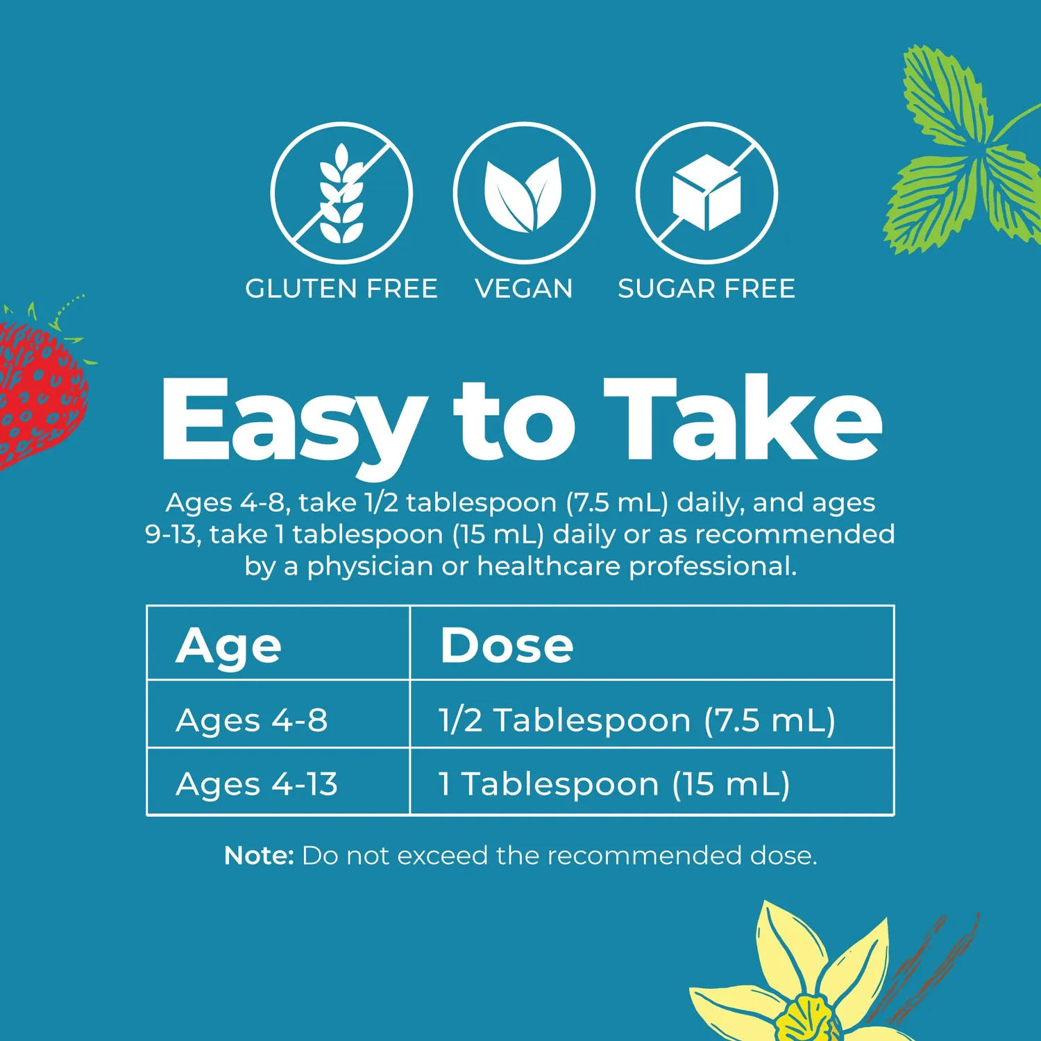 MaryRuth's Kids Multivitamin liposomal jordbær kirsebær 30 doser