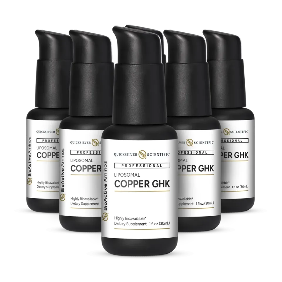 Quicksilver Scientific Copper GHK liposomale dråper 6 x 30 ml kobber