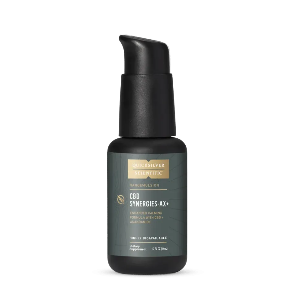 Quicksilver CBD Synergies-AX+ olje 50 ml – lavendel