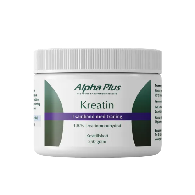 A+ Kreatin monohydrat pulver 250 g rent