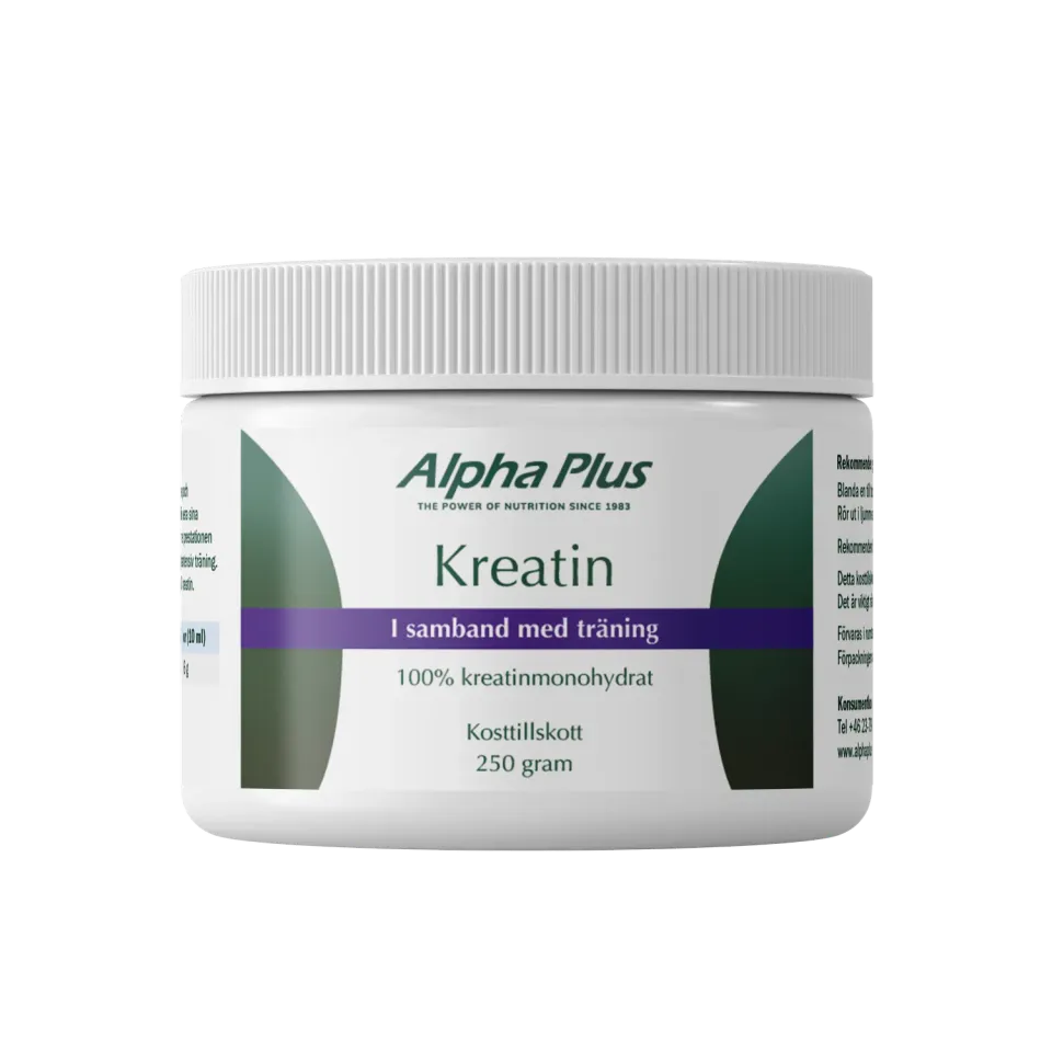 A+ Kreatin monohydrat pulver 250 g rent