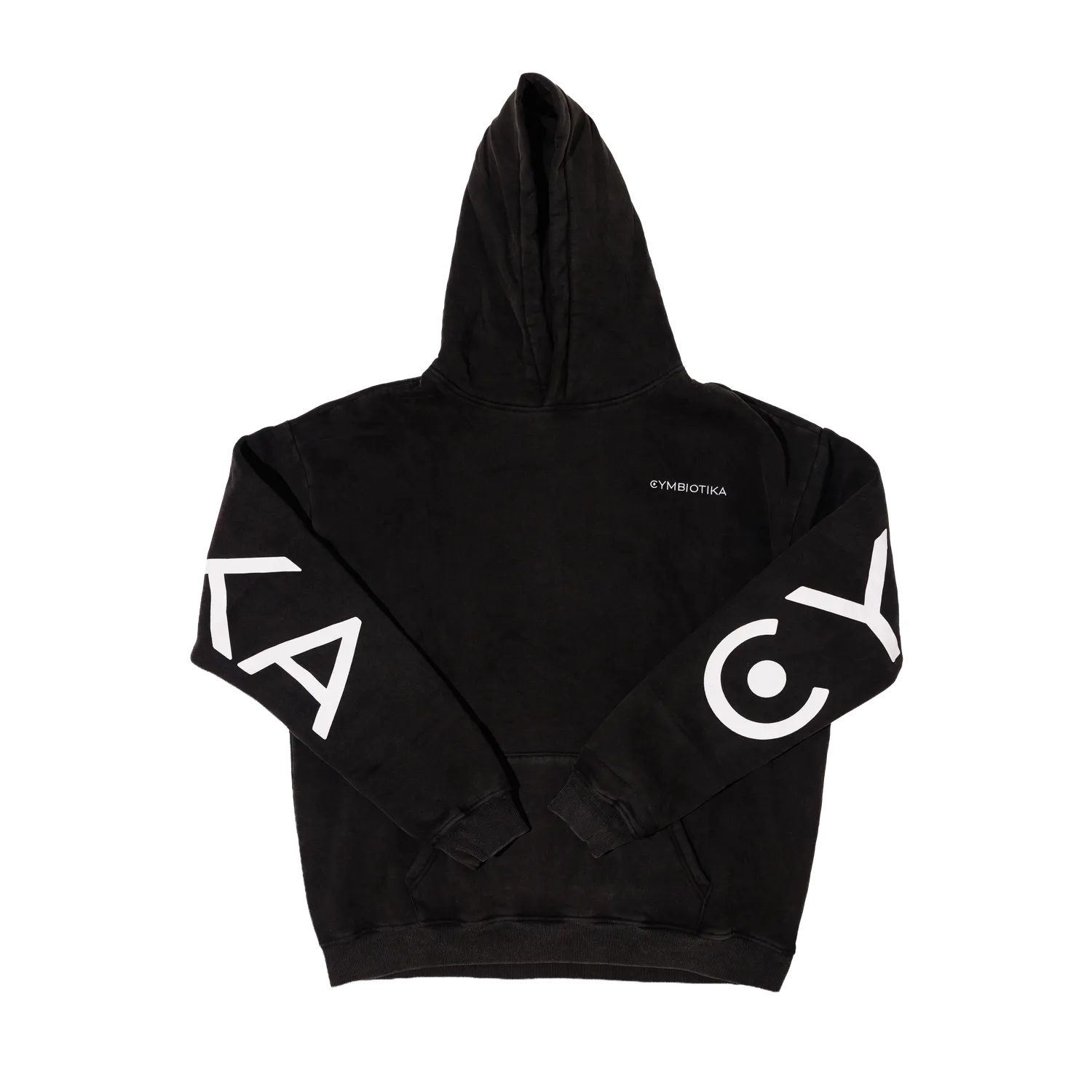 Cymbiotika Wellness Club Hoodie hettegenser faded black unisex