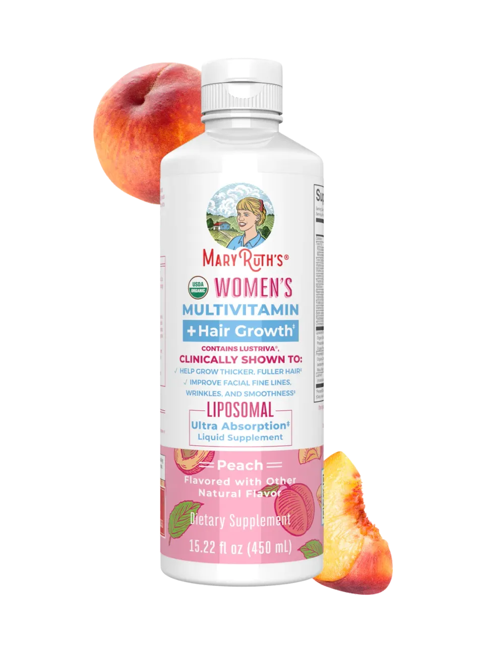 MaryRuth's Women's Multivitamin + Hair Growth liposomal hår