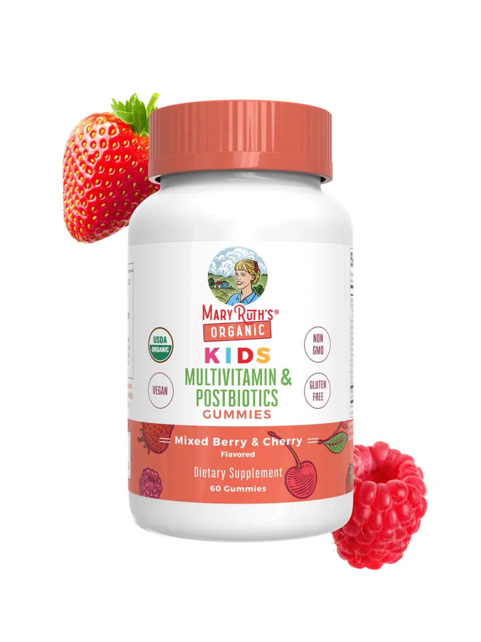 MaryRuth's Organic Kids Multivitamin gummies barn 60 bær
