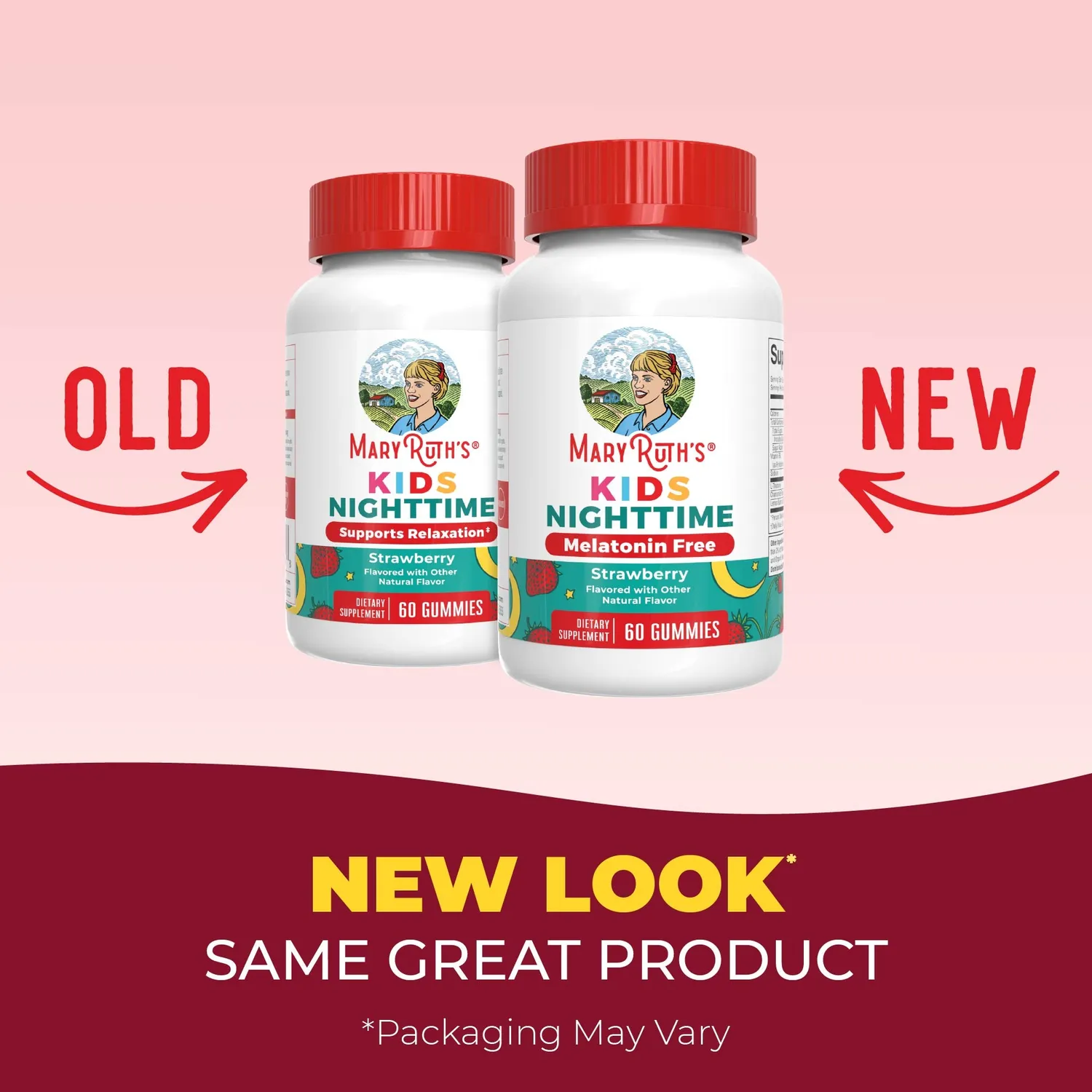 MaryRuth's Kids Nighttime vingummi 30 stk sukkerfri melatoninfri